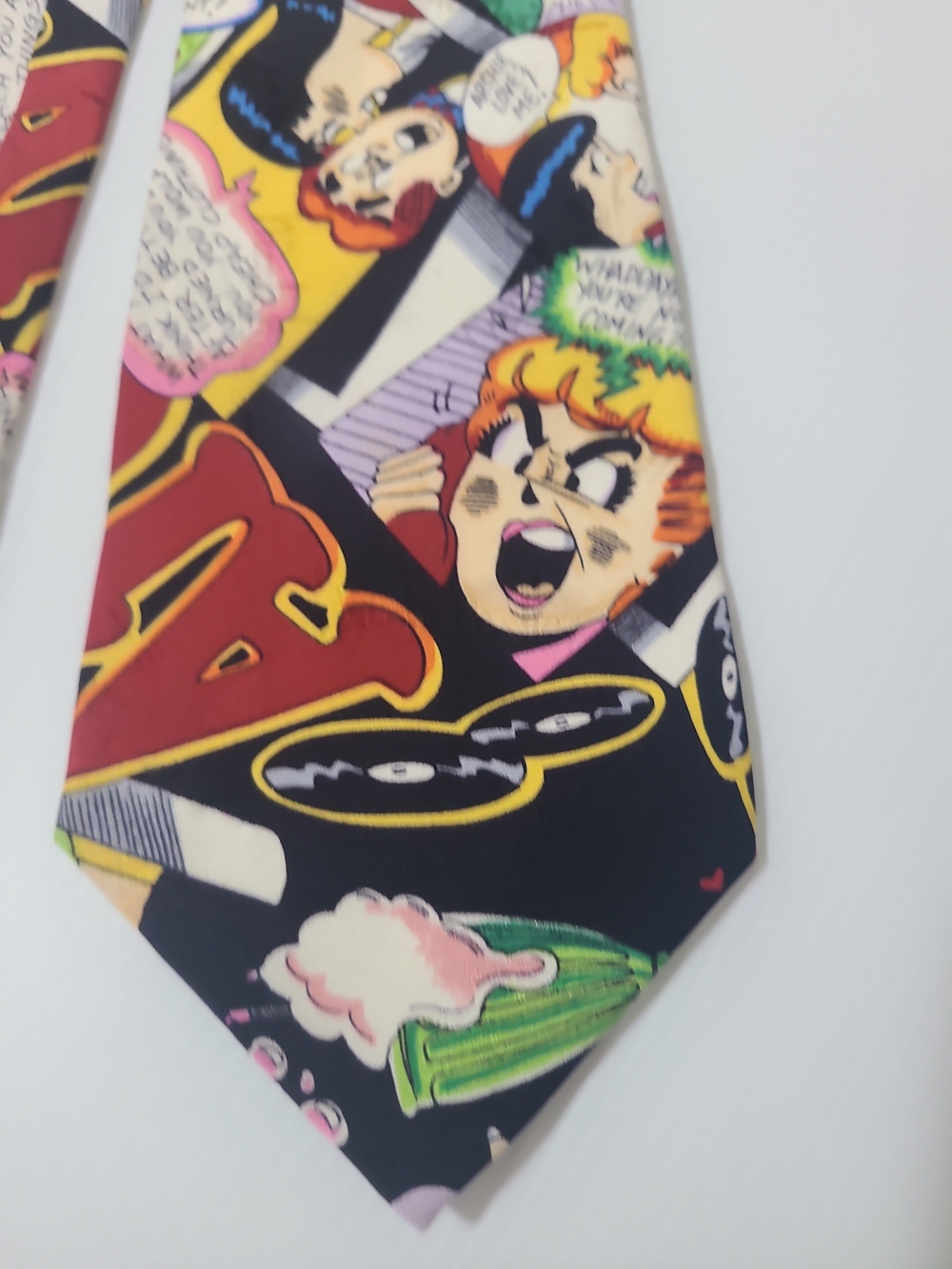 Nicole Miller Multicolor Comic Pop Archi Art Necktie - Picture 2 of 9
